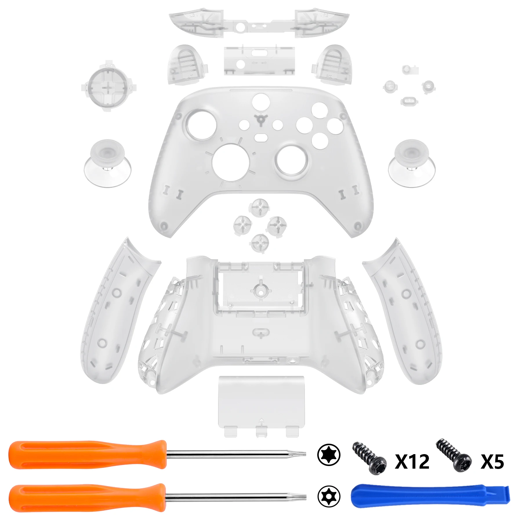 eXtremeRate Full Set Replacement Housing Shell W/Buttons for Xbox Core Wireless Controller (Xbox Series X & S) - imagen 3