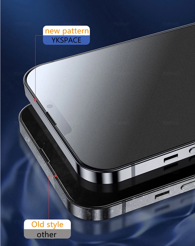 2 uds mate esmerilado Anti rayos azules 9H vidrio templado para iPhone 16e 16 15 14 Plus 13 12 mini 11 Pro X XR XS Max Protector de pantalla - imagen 5
