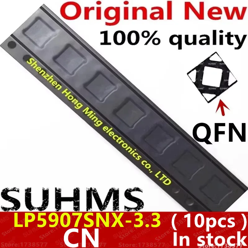(10 piezas) 100% nuevo LP5907SNX-3.3/NOPB LP5907SNX-3.3 LP5907SNX LP5907 CN QFN-4 Chipset