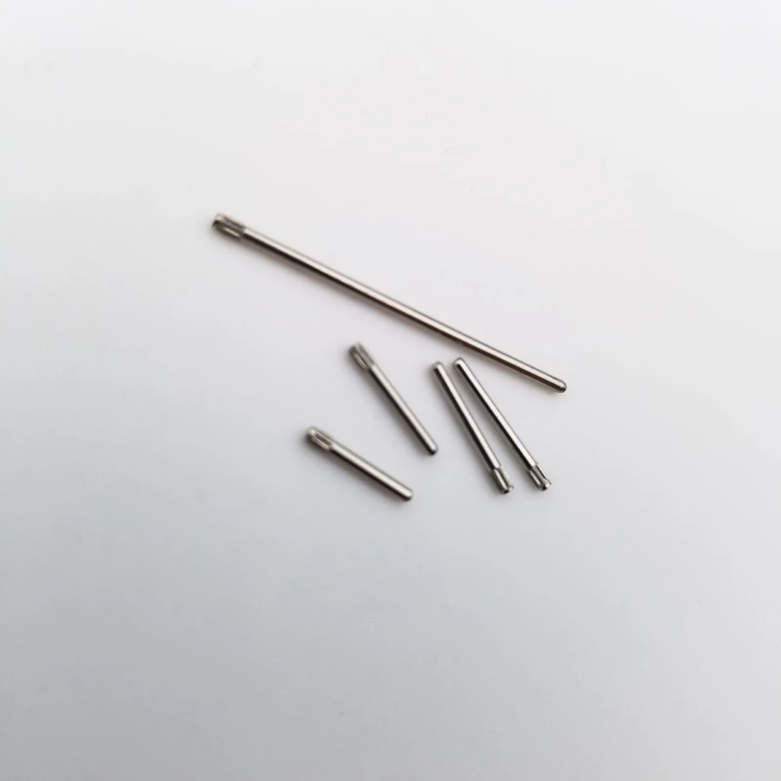 Correa de reloj moleteada de acero inoxidable, Pin de enlace de pulsera con un solo extremo/doble extremo, accesorios de herramientas de reparación de relojes, 1,2mm/1,0mm, 8-27mm - imagen 5