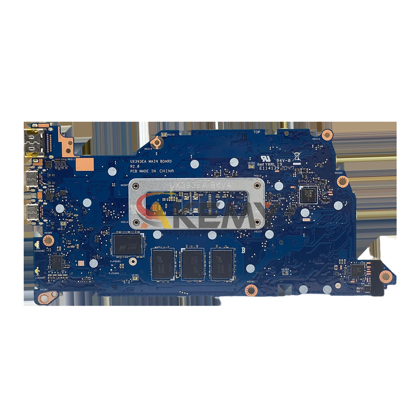 Placa base para ordenador portátil UX393EA para ASUS ZenBook UX3000E UX393EA UX393E placa base para portátil con 11. a generación I3 i5 i7 100% pruebas OK stk - imagen 2