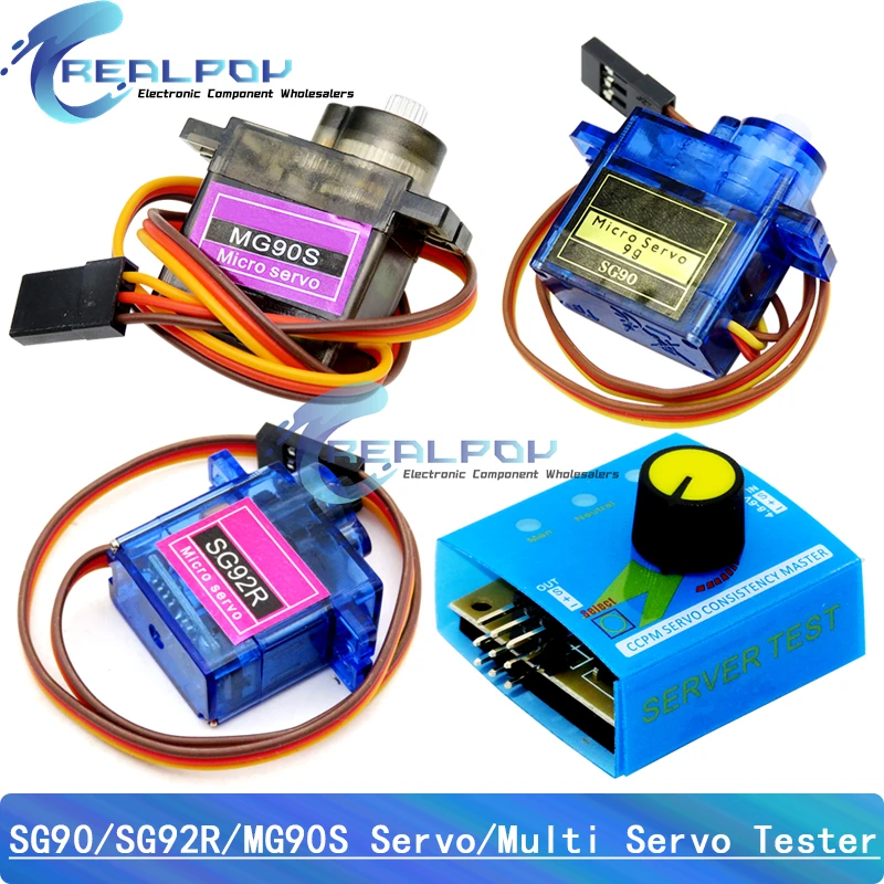 Multi Servo Tester Rc Mini Micro servos clásicos 9g SG92R SG90 MG90S para aviones RC modelo de avión de ala fija telecontro