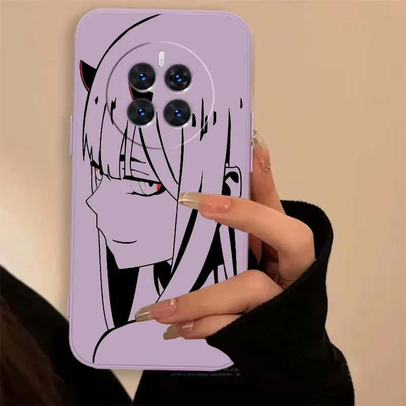 Zero Two-funda de Anime para Huawei Honor Play 7T 6T 5T 5 4T 40 4 30 3 20 Magic 8 7 5 4 3 Pro Lite Plus - imagen 2