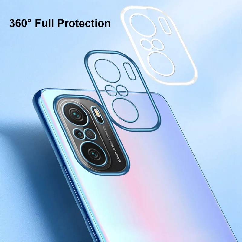 Funda de teléfono de silicona transparente para Xiaomi Poco F3 F4 X3 GT F2 M3 M4 X4 Pro Redmi K40 K50 Gaming K30 Ultra K20 Pro - imagen 5