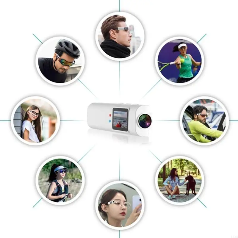 Videocámara Vidicon equipada con pantalla IPS Transportable, estabilización vídeo 2025 K 720P para monopatín ascendente - imagen 4