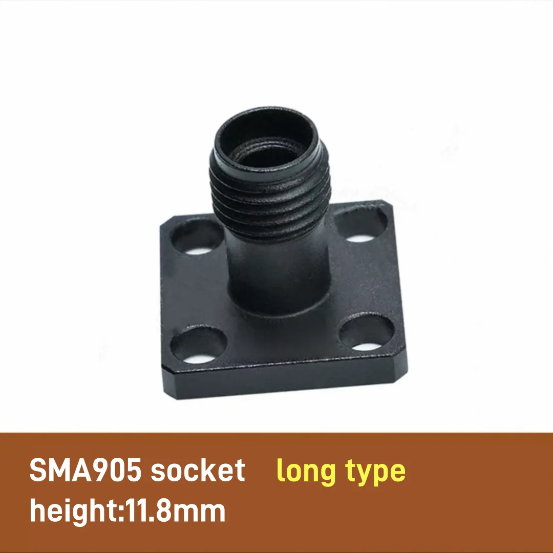 Toma de fibra para adaptador SMA905, base de asiento óptico de 3,18mm y 4mm, color negro, para conector acoplador SMA905 ftth, Base de soporte - imagen 4