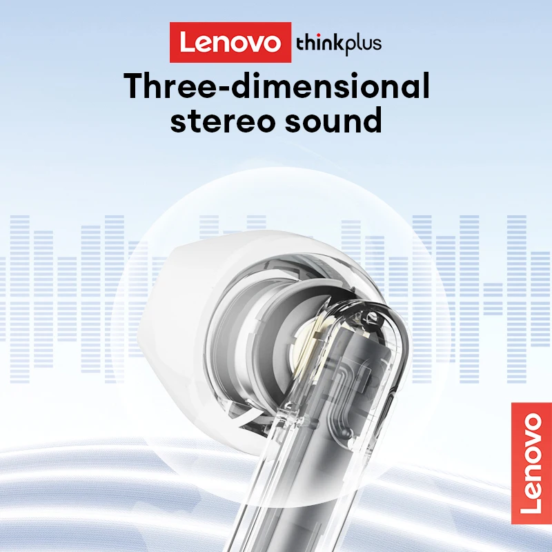 Auriculares originales Lenovo LP42 TWS Bluetooth V5.4 auriculares de música medio intrauditivos batería de larga duración IP6 a prueba de polvo - imagen 4