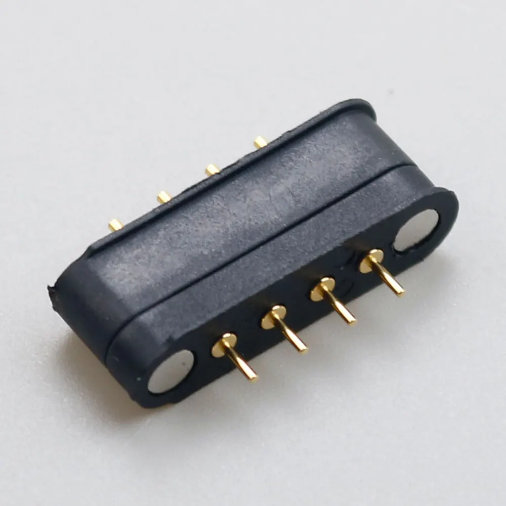 Conector magnético Pogo, 1 piezas, 4P, 4 posiciones, paso de 3,0 MM, con resorte, macho, hembra - imagen 2