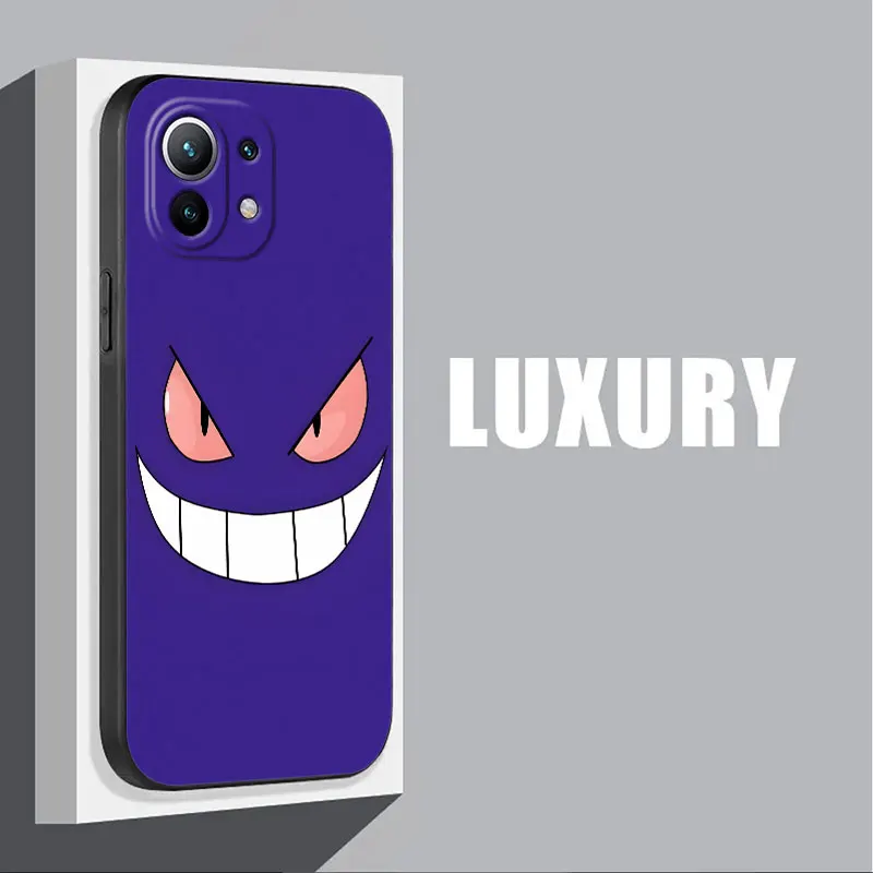 Bulbasaur Pokemons Squirtle Face funda de teléfono para Xiaomi Poco X7 X6 X5 X3 M7 M6 F7 F6 Pro 15 Ultra 11T 12T 13T 14T Pro funda suave - imagen 3