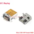 10P Female SMD