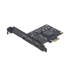 UNISHEEN Tarjeta de captura HDMI PCIe 1080p 60fps 2 canales OBS/Linux