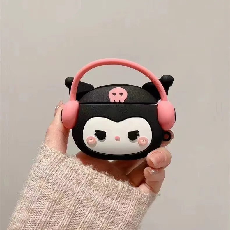 Funda Music Melody Kulomi para Apple Airpods 1, 2, 3, funda para AirPods Pro2, funda con gancho, accesorios para auriculares, bolsas para auriculares - imagen 5