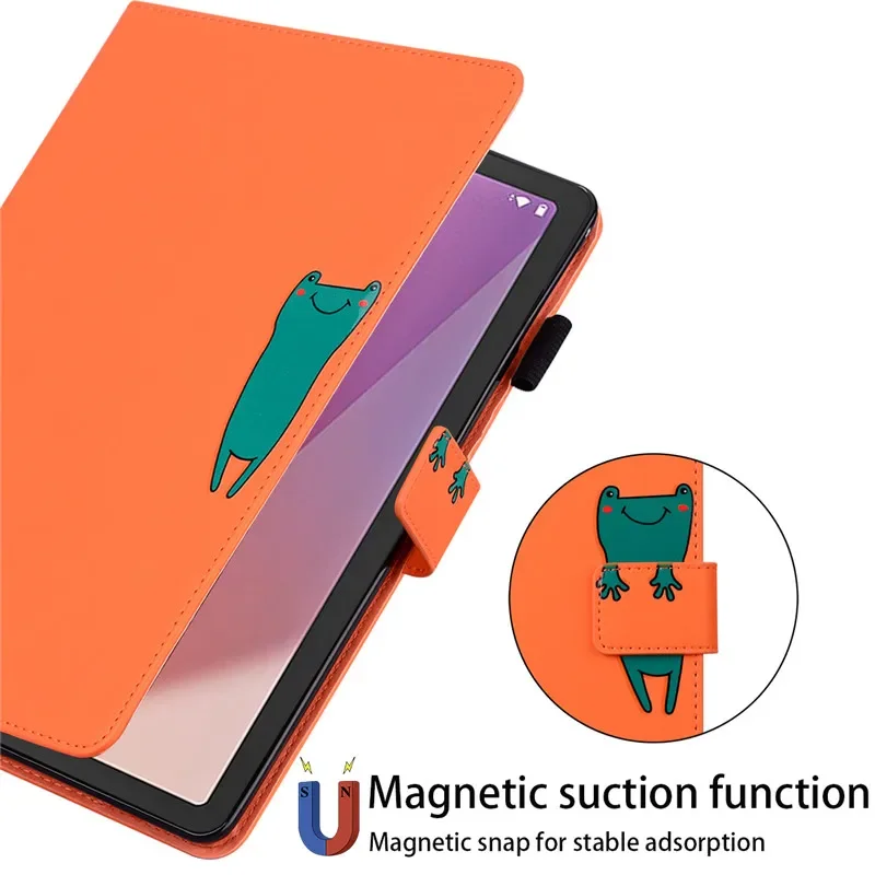 Para Lenovo Tab M9 2023 Funda lindo gato Panda pintado suave TPU Funda magnética para tableta para Funda Lenovo Tab M9 TB310FU Funda para niños - imagen 4