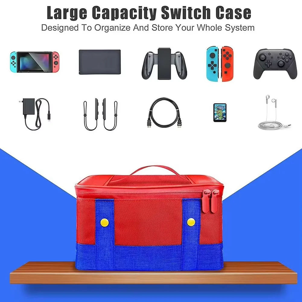 Funda protectora para Switch, bolsa de almacenamiento de viaje para controlador Nintendo OLED, accesorios para Switch - imagen 3