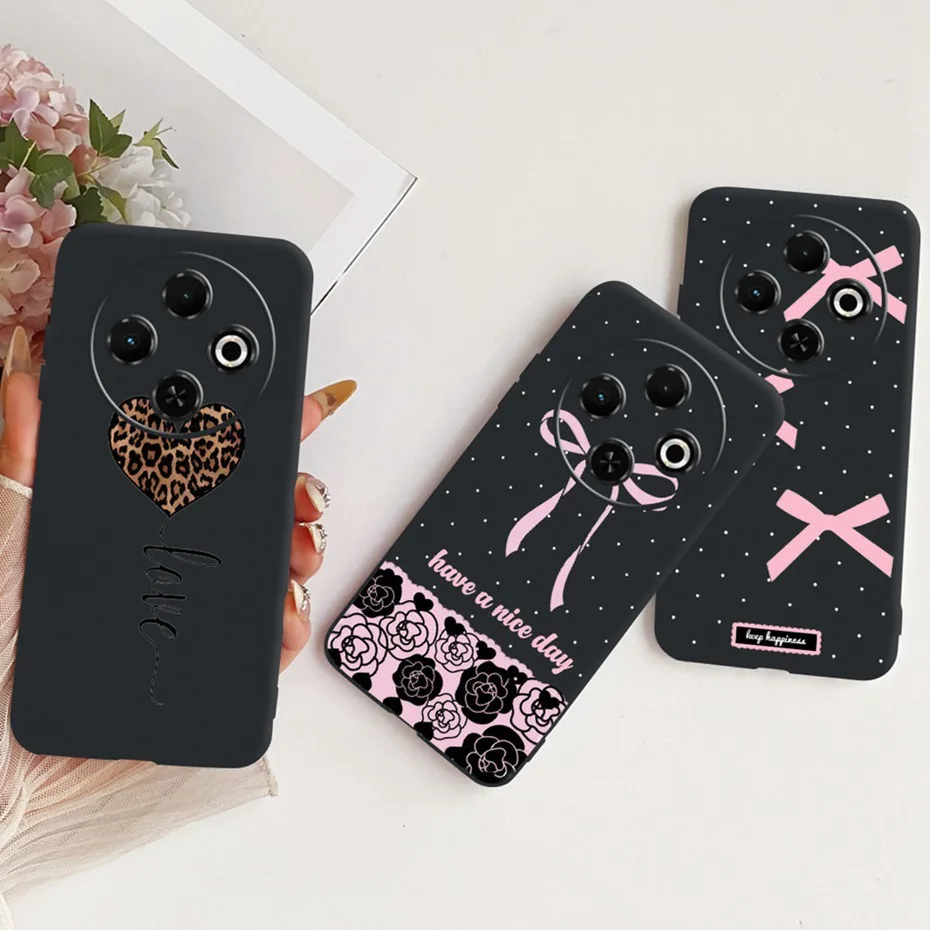 2025 funda de teléfono con impresión bonita para Tecno Spark 30C 30 Pro 4G fundas blandas de silicona negra para Tecno Spark30C 30 30Pro cubiertas parachoques - imagen 5