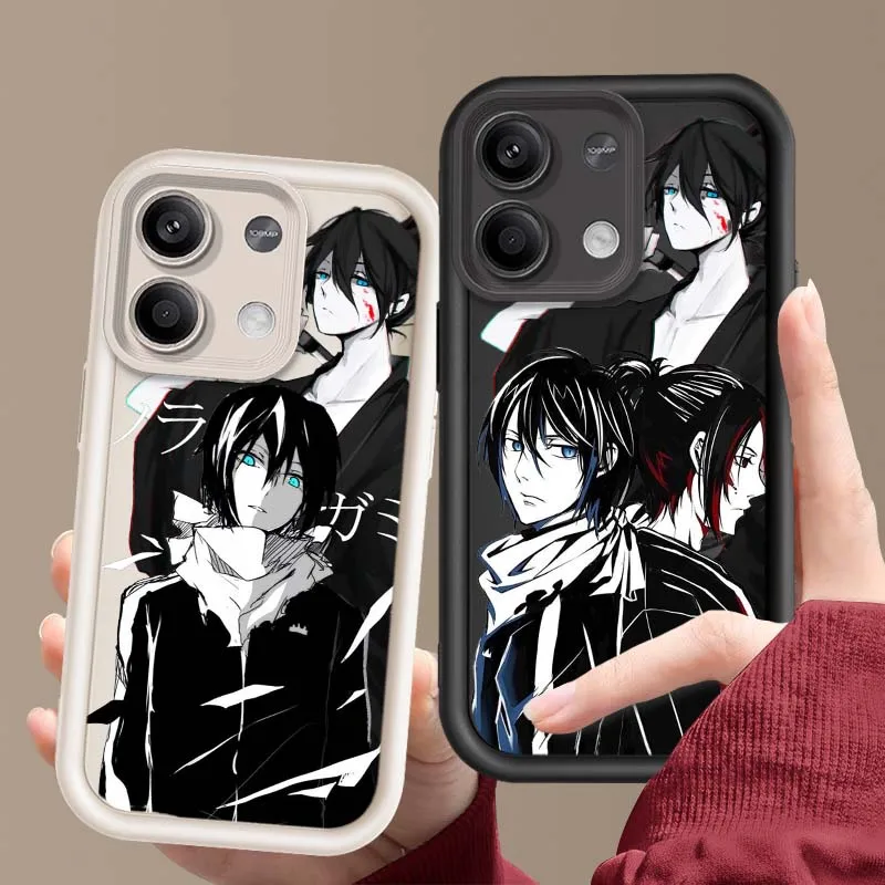 Funda de Anime Yato para Redmi Note 14 13 12 11 12R 12R 11T Pro Speed Plus 5G, funda de teléfono con escalera ocular