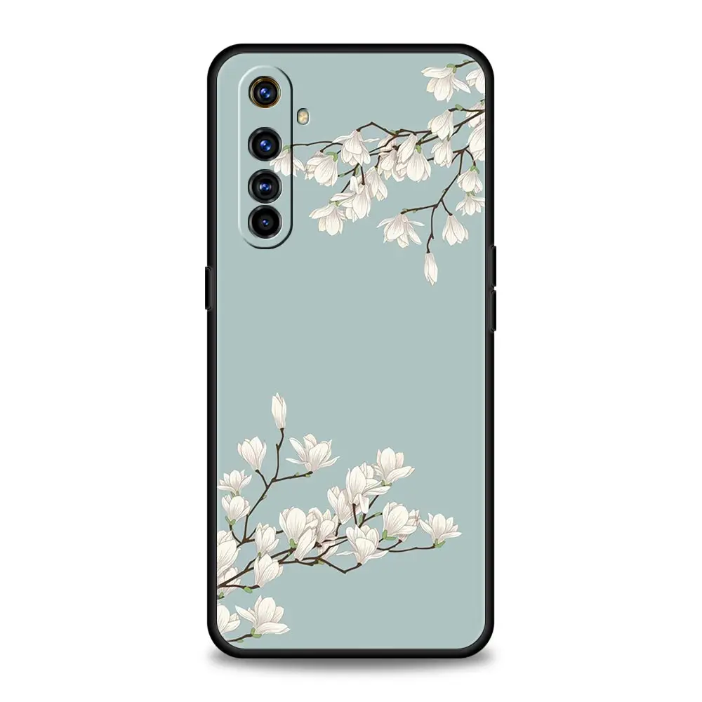 Funda de teléfono de árbol de flor de cerezo para Realme, 12, 11, 10, 9, 8, 5G, 7, 6, GT5, GT3, GT2 Pro Plus, C21, C11, C25, C35, GT Neo 2, 3, 3T, 5 - imagen 5