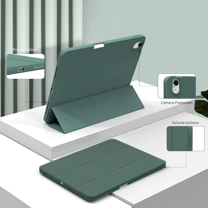 Con portalápices Funda para iPad pro 12,9 air 11 13 11th 11 M3 10,5 10,2 iPad Air 5th 4th 10th Gen 10,9 iPad Air1 2 6th 5th 9,7 - imagen 5