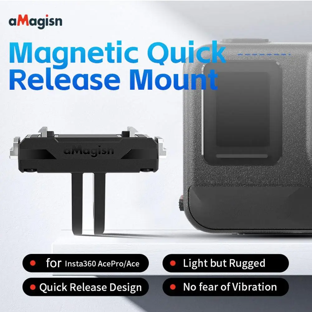 Soporte de Base magnético de liberación rápida para Insta360 Ace/Ace Pro, adaptador magnético, accesorio para cámara deportiva - imagen 3