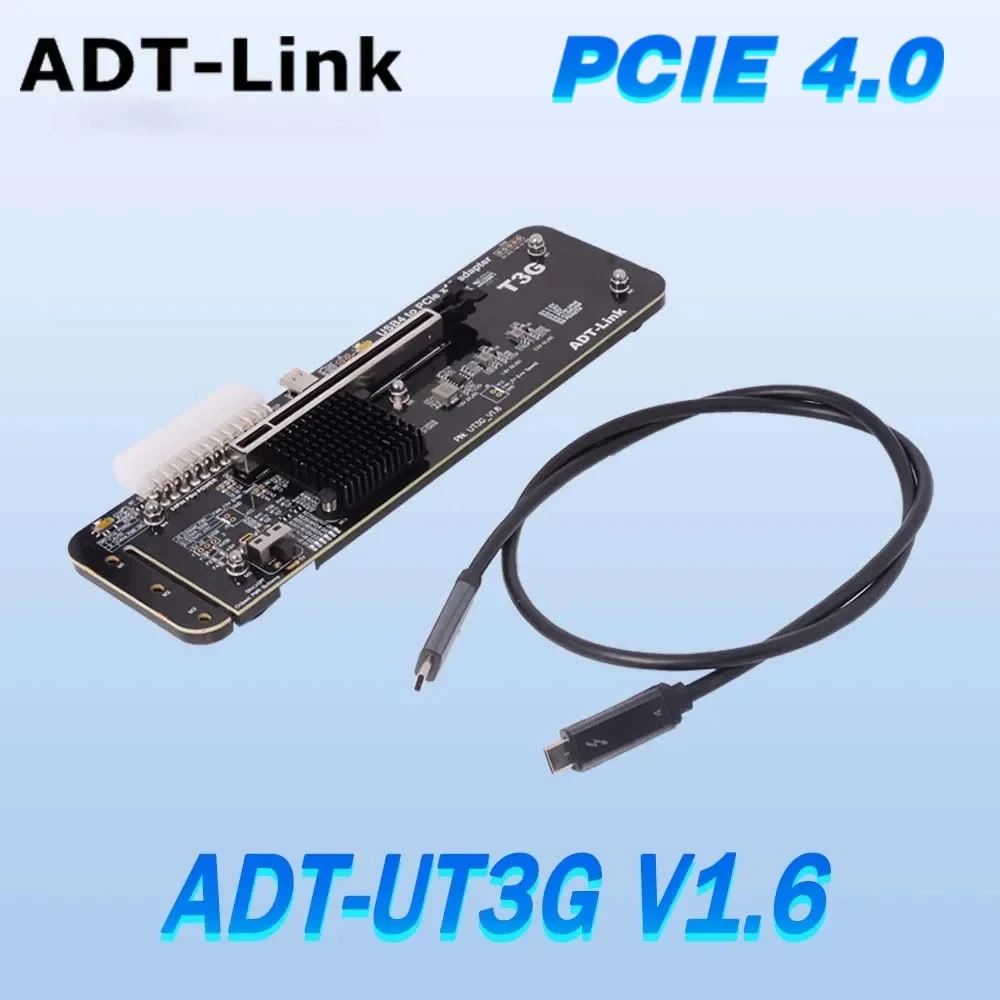 Tarjeta gráfica externa para portátil, adaptador USB4 a PCIe x16 eGPU PCIe 4,0 X4 Gaming para Thunderbolt 3/4 para portátiles NUC ITX STX - imagen 2