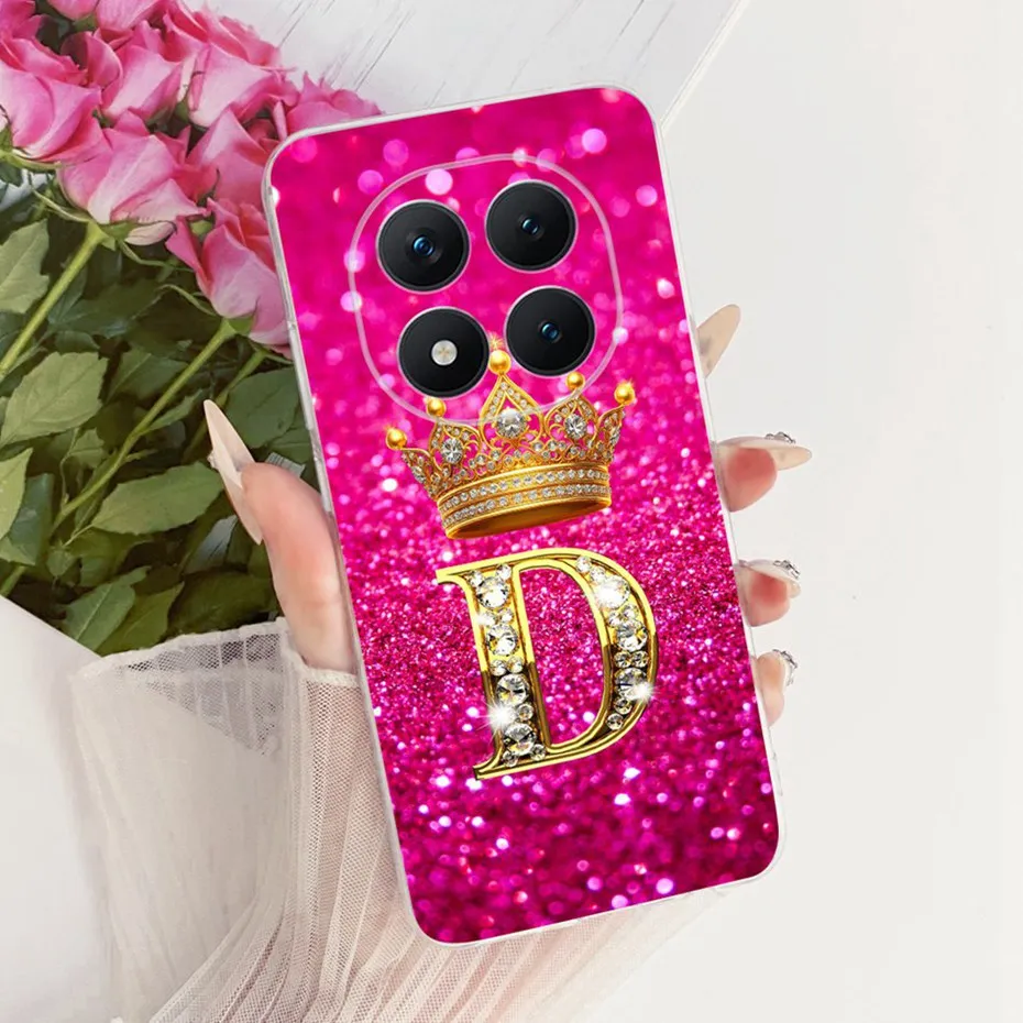 Funda de teléfono con letras a la moda para Xiaomi Redmi Note 15 Pro 4G, funda trasera de silicona suave TPU para Redmi Note15 Pro 4G, parachoques - imagen 2