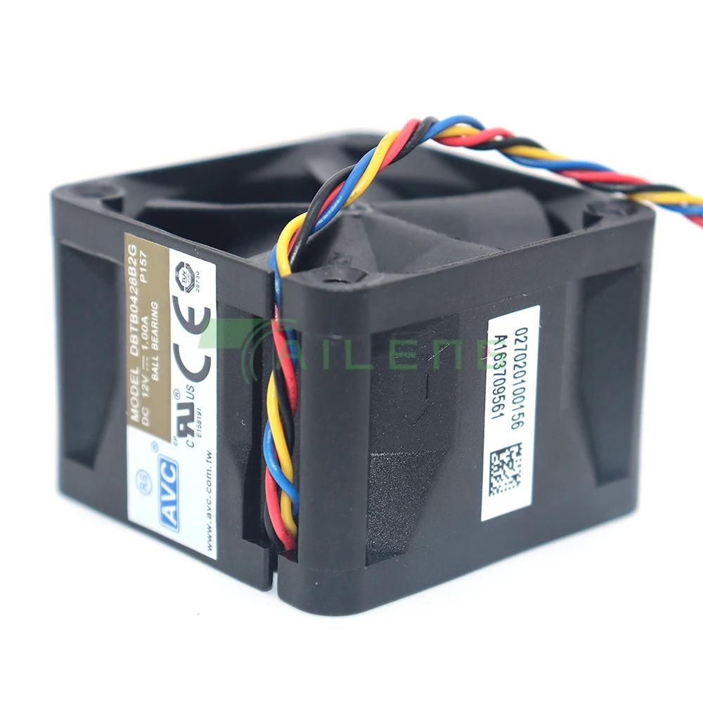 DBTB0428B2G Ventilador de bola doble para servidor DC 12V de alta velocidad de 40 mm x 28 mm |   18000RPM PWM 19,4CFM para inversor/impresora 3D/coche de carreras RC - imagen 4