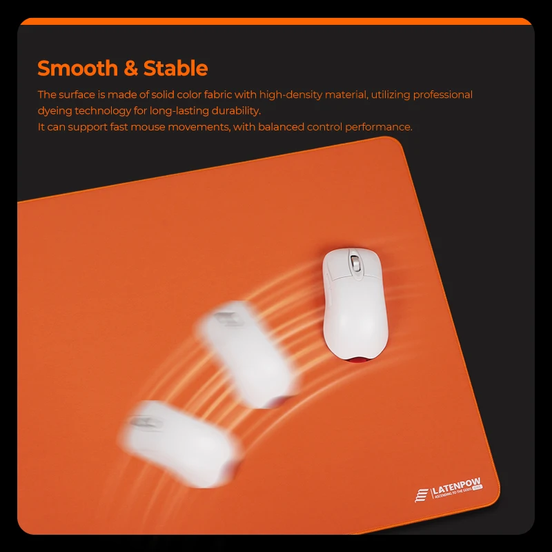 Latenpow-alfombrilla de ratón para teclado mecánico Deng God, tela de Súper Fibra suave, de espuma de poliuretano, 490, 420 - imagen 2