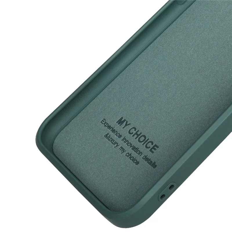 Nueva funda de silicona líquida para Huawei Honor V40 V30 Pro V20 Coque cámara protectora borde recto contraportada - imagen 4
