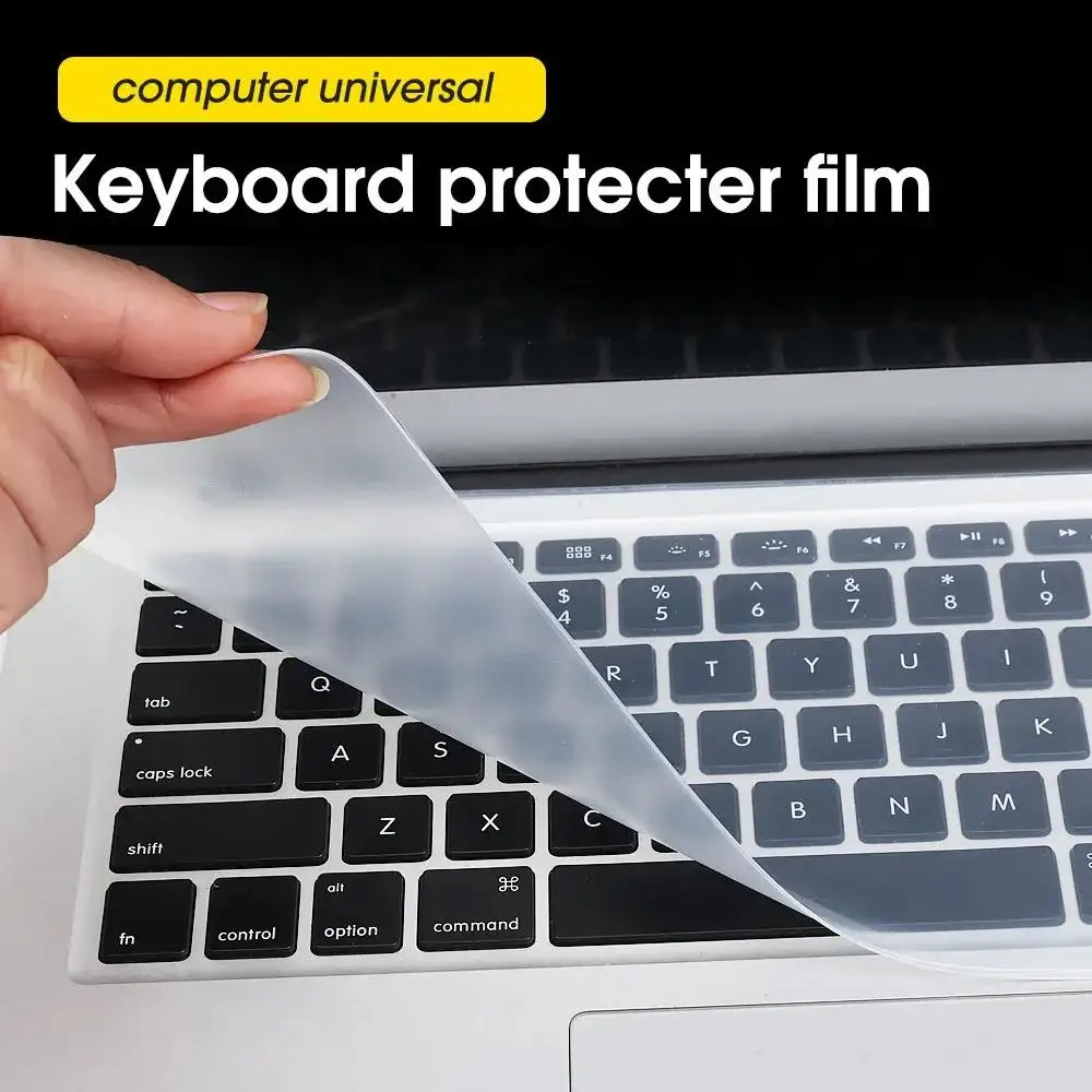 Película protectora impermeable Universal para teclado de portátiles, cubierta de silicona para teclado de portátil de 13-14 pulgadas y 15-17 pulgadas, película a prueba de polvo - imagen 3