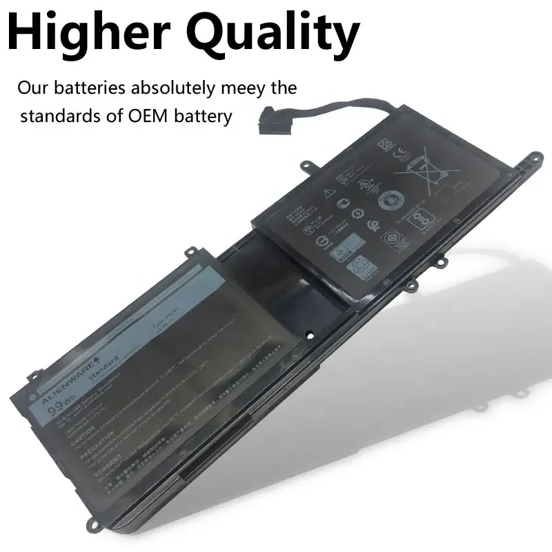 Batería de repuesto para portátil 9NJM1, para d-ell a-lienware 15 R3 17 R4 0546FF 44T2R MG2YH HF250 9NJM1 - imagen 4