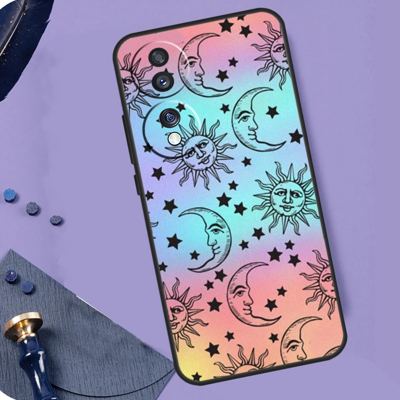 Sun Moons Star Signs Celestial para Honor Magic 6 5 Pro Lite 50 70 90 funda para Honor X9b X8b X7 X8 X9 X6a X7a X8a X9a cubierta - imagen 3