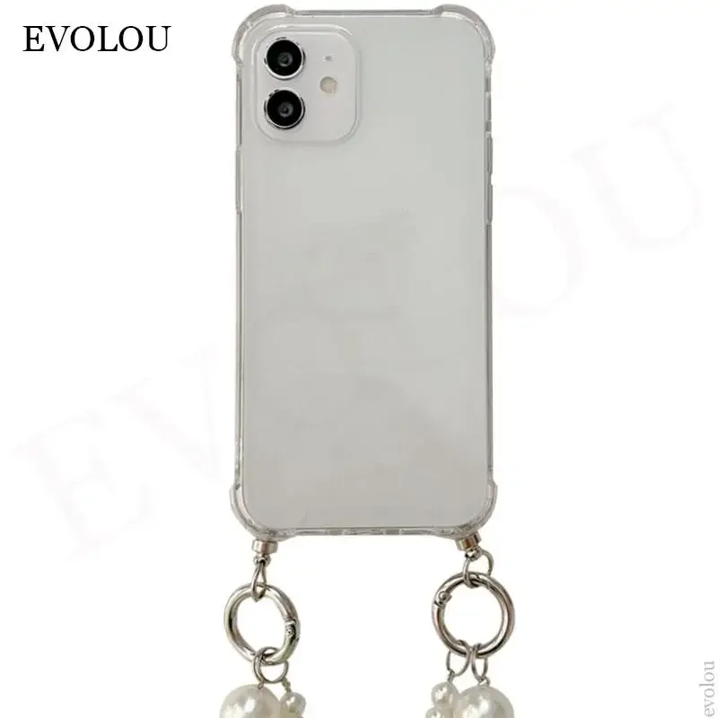 Funda con cadena de perlas para OPPO Realme 13 Pro Plus 13Pro Realme13 + 12X 12Pro + cubierta suave transparente a prueba de golpes - imagen 5