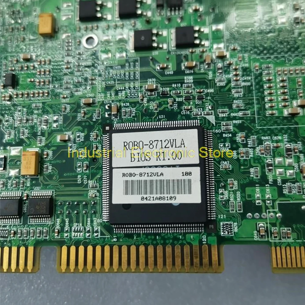 Con memoria y ventilador Placa base de control industrial ROBO-8712VLA BIOS R1.00 - imagen 5