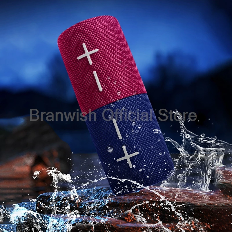 Altavoz magnético 2 × 10W 2 en 1 altavoces Bluetooth 4000mAh Subwoofer IPX6 Audio impermeable luces RGB TWS para el hogar exterior interior - imagen 2