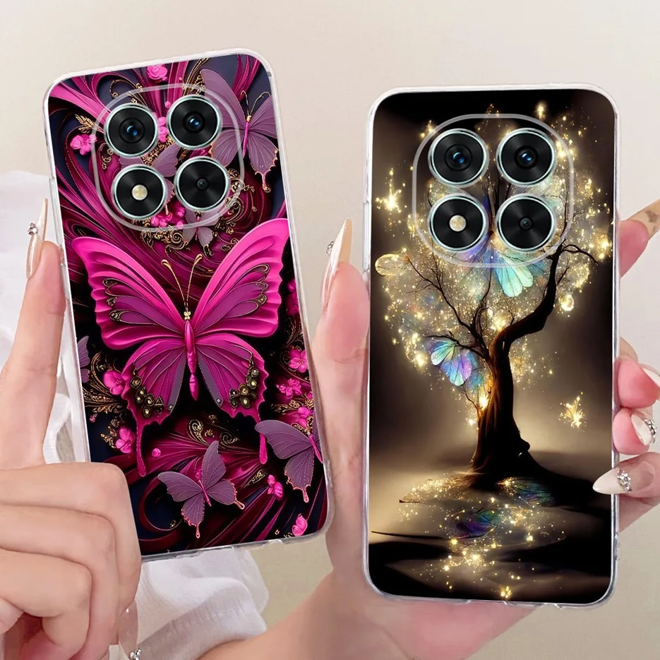 Para Xiaomi Redmi Note 14 Pro 4G funda de lujo pintada con mariposa funda de silicona para Redmi Note 14 Pro Plus Note14 Pro + bolsas 5G - imagen 2
