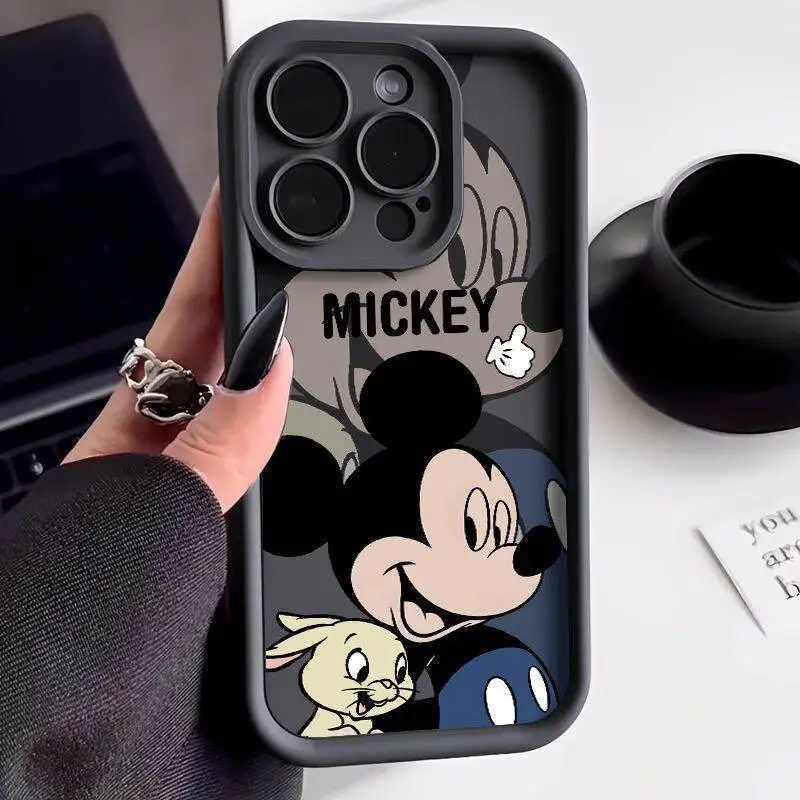 Funda de Mickey Minnie Mous de Disney para Realme 11 5G 12 Pro Plus C53 C55 C63 C65 C12 C20 C12 C21 C30 funda de silicona suave Camer - imagen 2