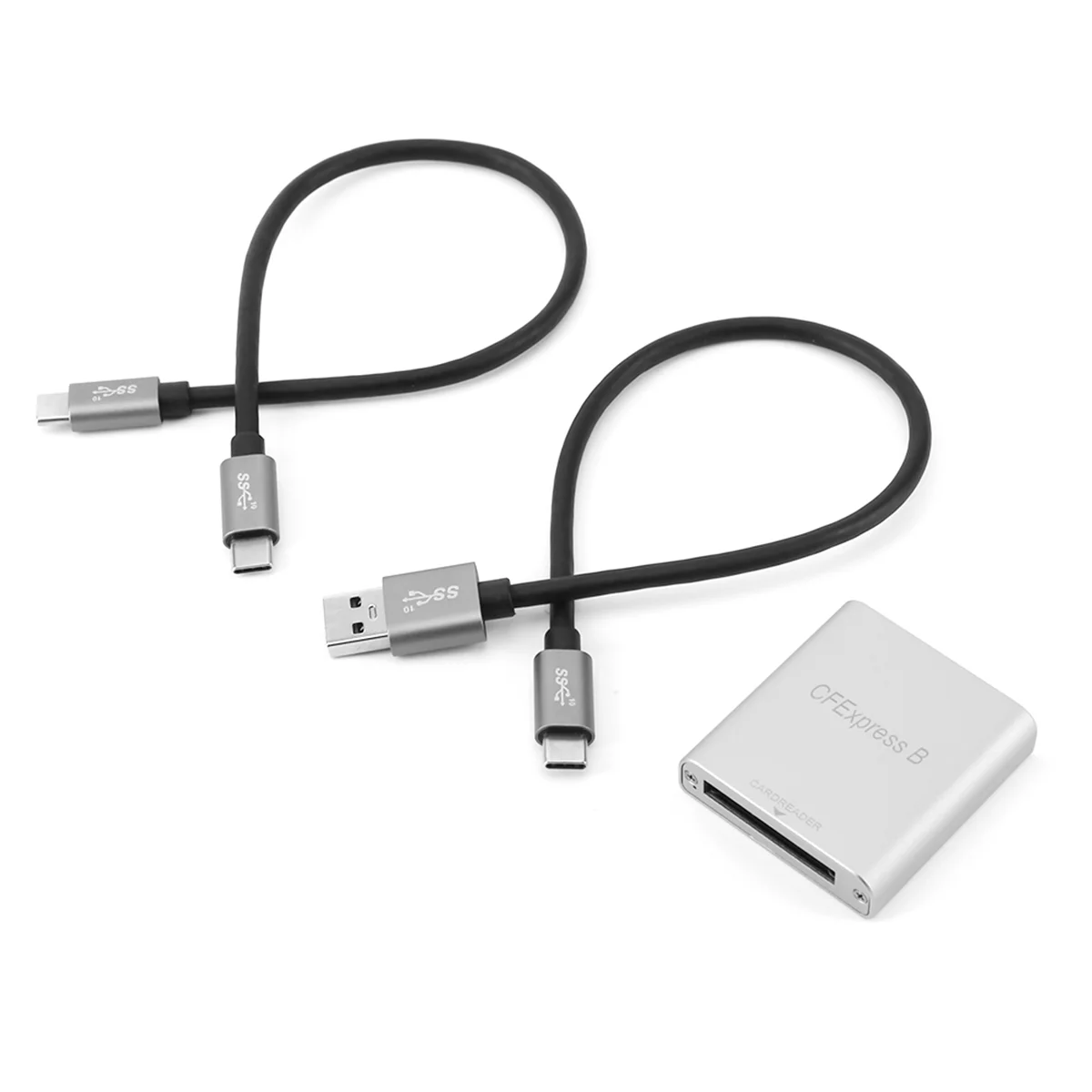 Lector de tarjetas portátil tipo C a CFexpress B, lector de tarjetas de memoria de 10Gbps sin unidad para ordenador portátil, teléfono, Chromebook - imagen 3