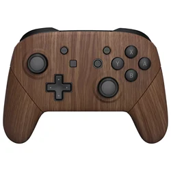 eXtremeRate Carcasa Trasera Mando Nintendo Switch Pro Madera