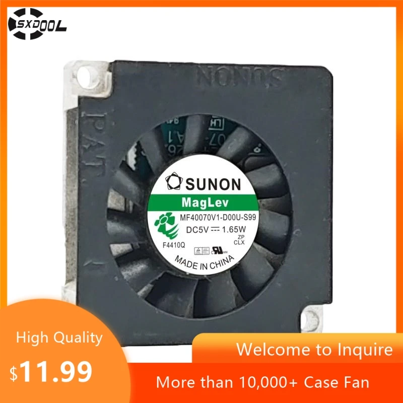 Para Sunon MF40070V1-D00U-S99 40x40x7mm DC 5V ventilador centrífugo ultrafino USB