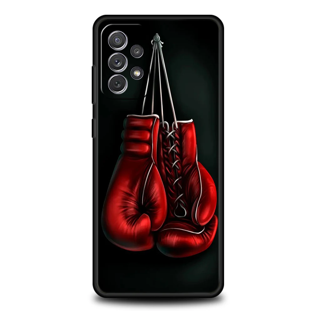 Muay Thai guantes de boxeo funda de teléfono para Samsung Galaxy A15 A13 A35 A55 A51 A71 A41 A31 A21S A03S A05 A23 A25 A33 A53 A73 5G - imagen 5
