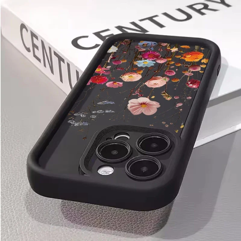 Funda con estampado Floral de hojas y flores para Huawei Honor Magic 7 Lite 6 Pro X9C Smart 200 Pro 90 Lite 5G Y9 Prime 2019 P30 Pro - imagen 4