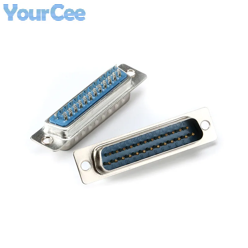 Conector de soldadura DB25 de 25 pines DB15 15 pines DB9 9P macho hembra adaptador de enchufe de soldadura Cable de datos carcasa de plástico 2 uds/1 ud. - imagen 3