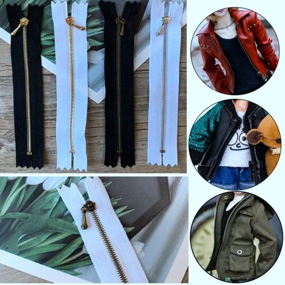 Mini cremallera para ropa de muñeca, accesorio para manualidades, costura hecha a mano, álbum de recortes, apliques de ropa, novedad, gran oferta - imagen 2