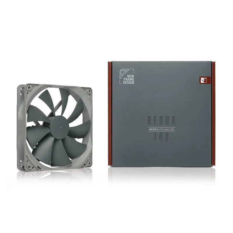 Noctua-ventilador de refrigeración para chasis de NF-P14S, 14cm, bajo ruido, SSO, opción de valor de rodamiento para entusiastas - imagen 4