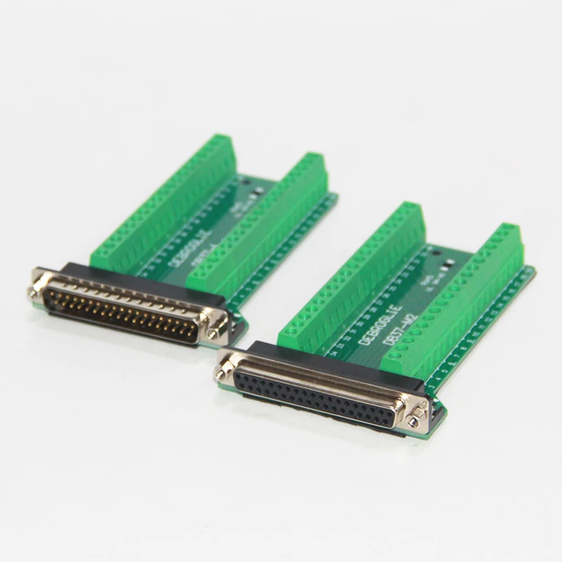 Conector macho hembra DB37 de 37 pines y 2 filas a adaptador de terminal, convertidor de D-SUB, módulo de señal de placa de terminales de 37 pines - imagen 2