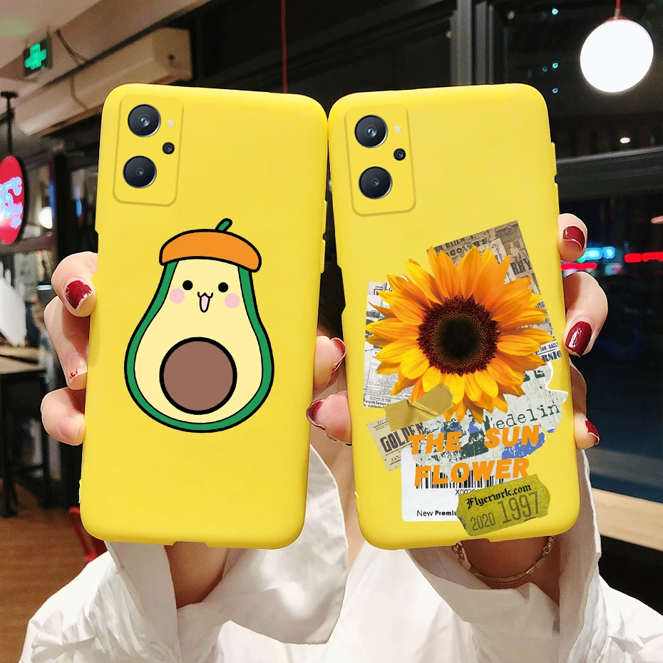 Funda Realme 9i 9 Pro plus de silicona suave, bonita funda trasera pintada para teléfono para Oppo Realme 9i 9 i Realme9i RMX3491, Fundas - imagen 2