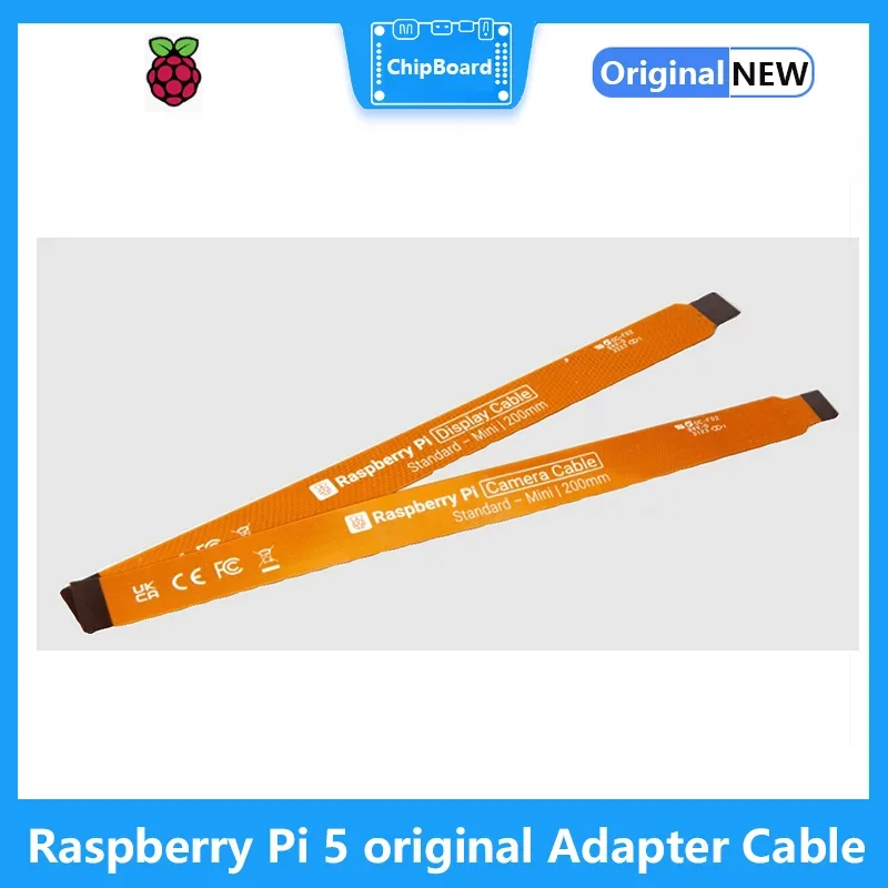 1 Uds. Cable adaptador oficial Raspberry Pi 5/4B/3B Original para cámara y pantalla de 200mm - imagen 3