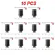 Black 10pcs