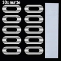 10pcs matte clear