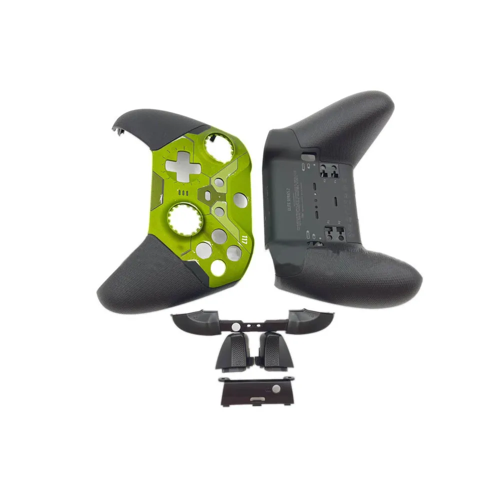 Kit de carcasa de reparación para Xbox One Elite Series 2, funda frontal trasera, parachoques LB RB, botón de encendido, disparador LT RT - imagen 2
